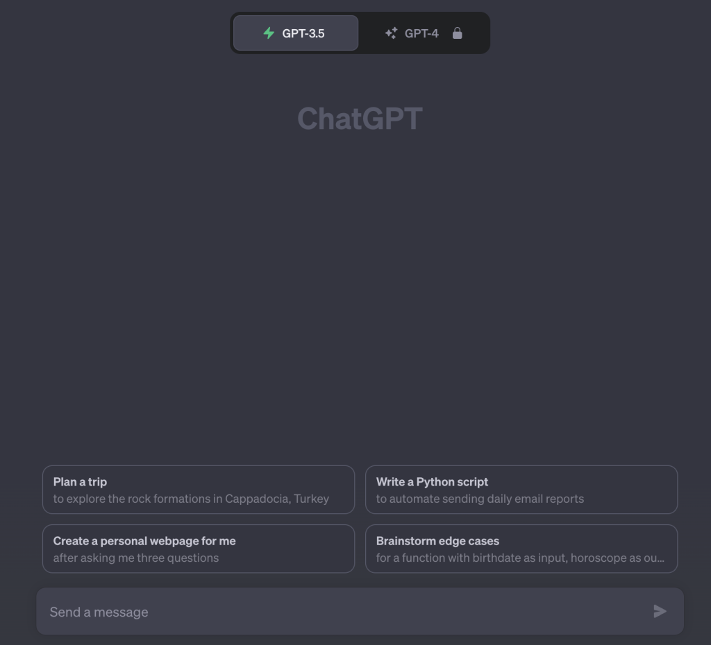 ChatGPT Ekranı